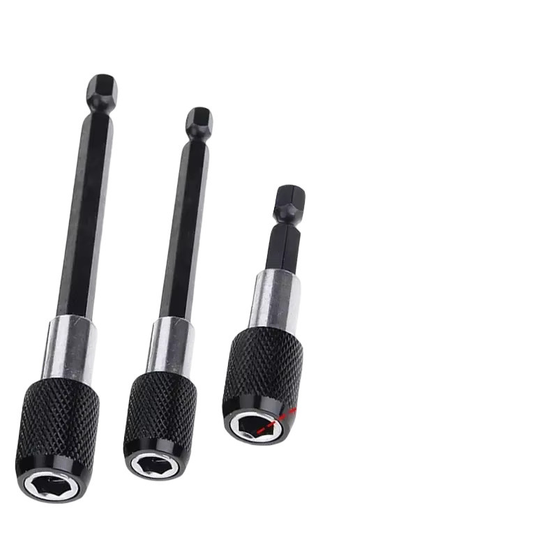YIAEEY Magnetischer Schnellspanner mit selbstsicherndem Sechskantschaft als Verlängerungsbithalter für Elektroschrauber, Länge: 60 mm, 100 mm oder 150 mm - Bild 5