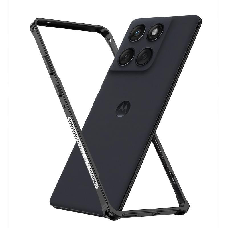 Stoßfeste Metall Schutzhülle für Motorola Edge 70 60 Fusion in Grün - Bild 3