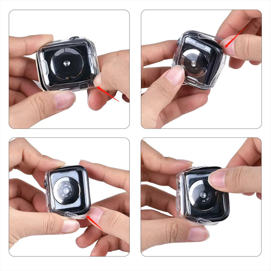 RWBANDS Displayschutzfolie für Apple Watch, Weiß, Unisex - Bild 5