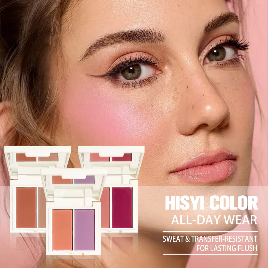 HISYI Sweetheart Dream Blush, Duo-Blush-Palette, Puder - Bild 2