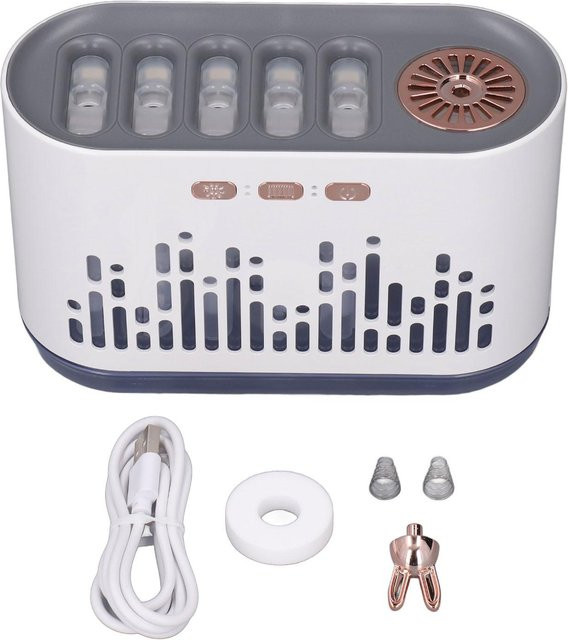 TOMTOP JMS Aromatherapie Diffusor mit Kaltnebel-Funktion und RGB Farbwechsel, Grau, 700 ml - Bild 1