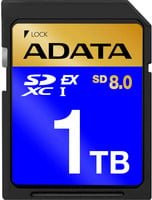ADATA Premier Extreme SDXC SD8.0 Speicherkarte mit 1 TB Kapazität, V30, Schwarz/Mehrfarbig - Bild 1