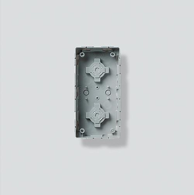 Siedle GU 611-2/1-0 Unterputzdose aus Kunststoff in Grau - Bild 2