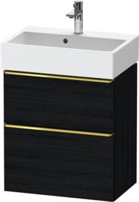 Duravit Waschtischunterschrank D-Neo Compact in Weiß glänzend, B/T/H: 58,4 x 37,2 x 62,5 cm - Bild 1