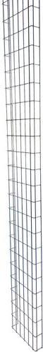 Rankgitter grau galvanisch verzinkt, H x B x T: 150 x 30 x 6 cm - Bild 1