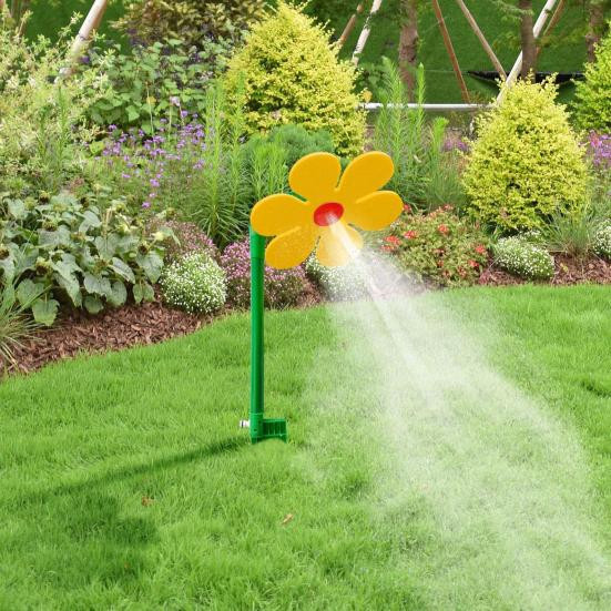 Eclat Tanzende Blume Rasensprenger mit 360-Grad-Drehung in Weiß - Bild 4