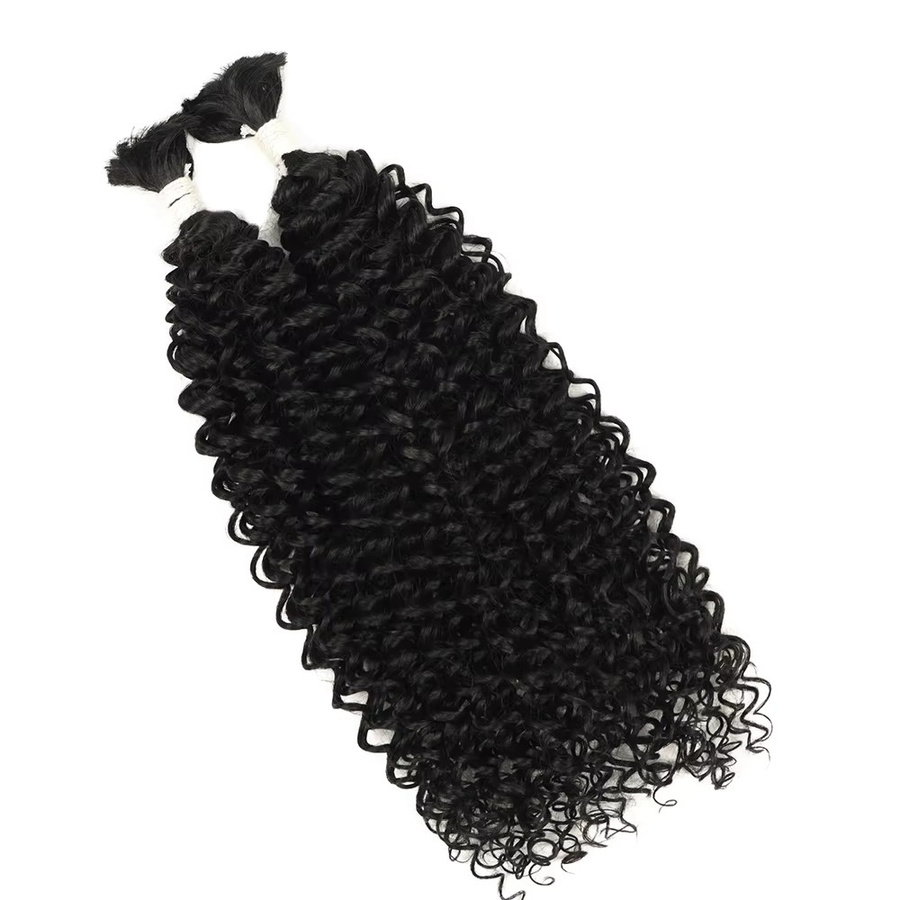 YAKIBEAUTY Kinky Curly Synthetische Boho-Zöpfe Bulk-Haar, 2 Stück, 30 Zoll - Bild 3