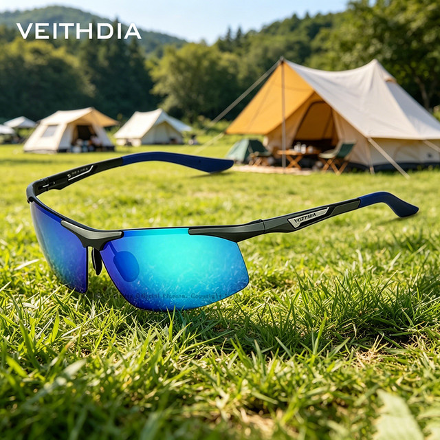 VEITHDIA V65FA62 Sportsonnenbrille, Aluminium, Vollrand - Bild 1