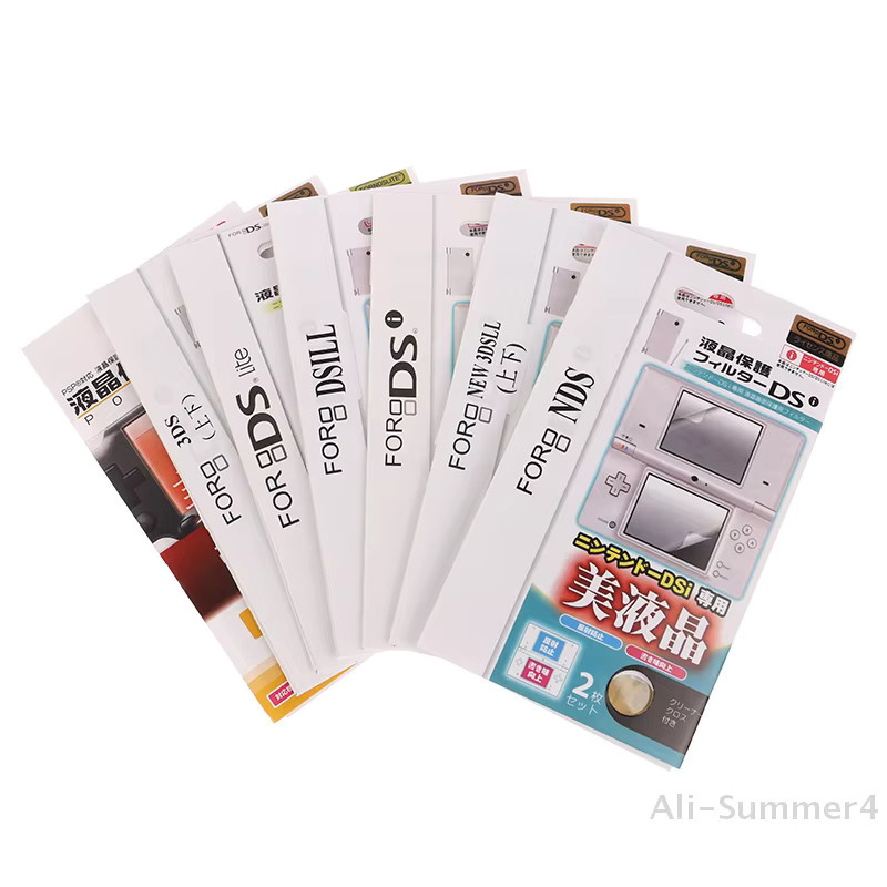 HD Clear Display-Schutzfolien Set für New 3DS, 3DS XL, NDS Lite und DSi in Transparent - Bild 3