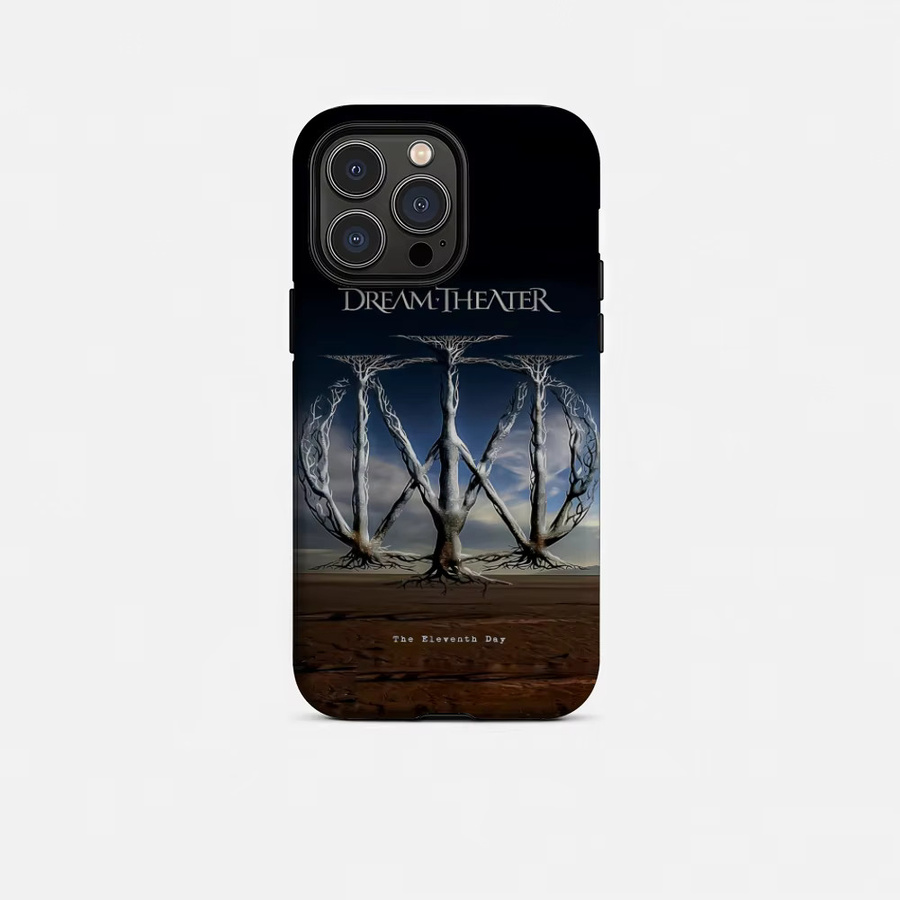 D-Dream T-Theater Handyhülle für iPhone 17 16 15 14 13 12 Pro Max Plus, glänzende HD-Doppelschicht-Flüssighartschale in White Multicolour - Bild 5