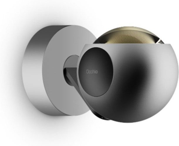 Occhio io 3d pico up C LED-Wand- und Deckenleuchte in Chrom matt und Schwarz matt mit warmweißem Licht (3000K) - Bild 1