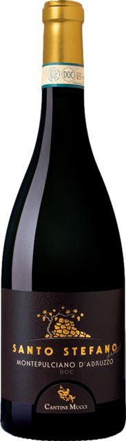 Cantine Mucci Santo Stefano Montepulciano d'Abruzzo Rotwein 2023, trocken, 0,75 l - Bild 1