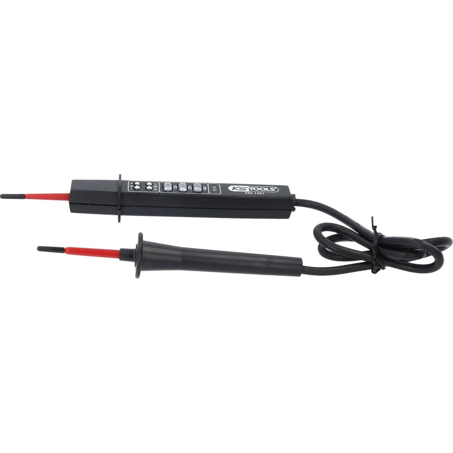KS Tools Isolierter Polaritäts- und Spannungsprüfer 6-400 V in Schwarz - Bild 3
