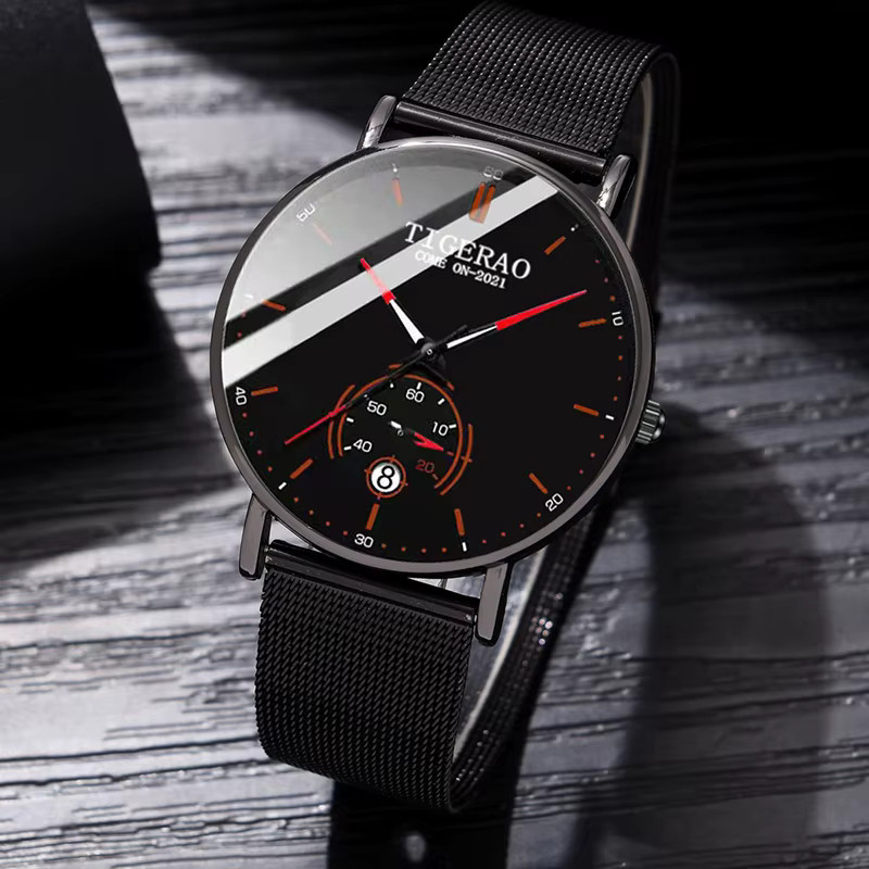 CAROTIF Armbanduhr, Quarz, Edelstahl, Schwarz, Herren - Bild 2