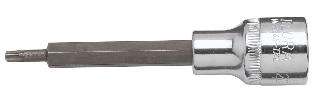 Elora Schraubendreher-Einsatz TORX ELORA-3245-TXL 40, 1/2 Zoll, Silber - Bild 1