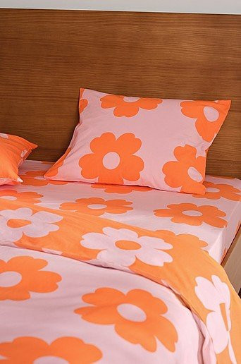 WERNER Bettbezug-Set Einzeln aus Baumwolle mit floralem Design in Pink, B/H: 144 x 210 cm - Bild 1