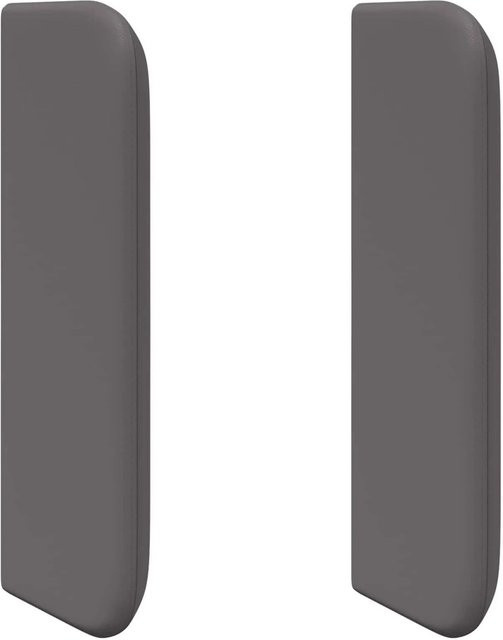 vidaXL Kopfteil Ohr 2er Set Grau aus Sperrholz und Kunstleder B/T/H: 40 x 16 x 5 cm - Bild 1