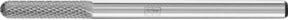 PFERD Hartmetall Hochleistungsfrässtift MICRO Walzenrund WRC Farbe Silber Durchmesser: 0,3 mm, Länge: 13 mm, Schaft-Durchmesser: 3 mm - Bild 1