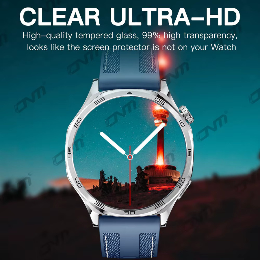 ONM Displayschutzfolie für Huawei Watch GT 5 / GT5 Pro, Glas - Bild 3