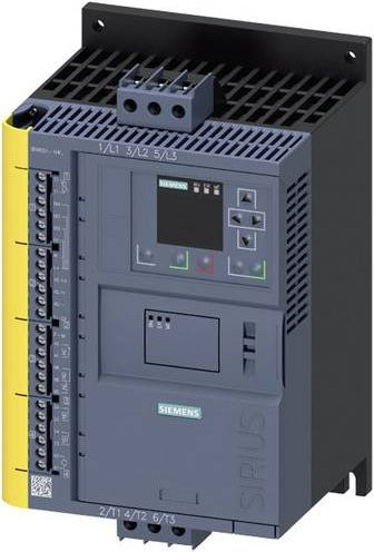 Siemens Sanftstarter 3RW5516-1HF04 in Grau, Motorleistung 15kW bei 400V / 7.5kW bei 230V, Nennstrom 32A - Bild 1