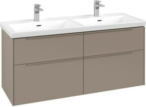 Villeroy & Boch Waschtischunterschrank Subway 3.0 in Tau, Wandmontage mit integrierter LED-Beleuchtung, B/T/H: 127,2 x 56,6 x 47,8 cm - Bild 1