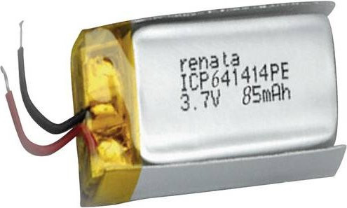 Renata ICP641414PE Spezial-Akku LiPo Prismatisch 3.7V 85 mAh Silber - Bild 1
