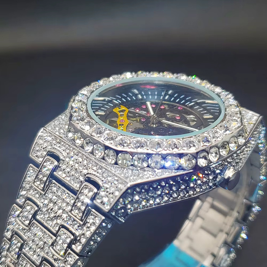 UNIGUET Armbanduhr Automatik, Edelstahl, Diamant, Herren - Bild 2