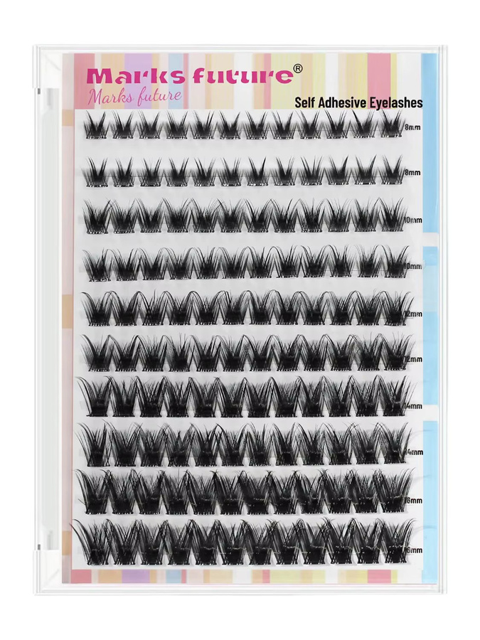 Marks Future Selbstklebende falsche Wimpern, 120 Stück, Black, Natürlich - Bild 7