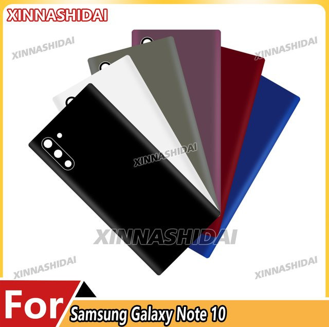 Samsung Galaxy Note 10 Ersatzgehäuse als Batterie-Rückseite aus Glas in Schwarz - Bild 1