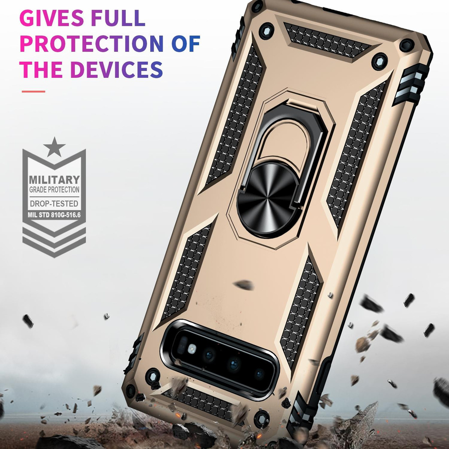Militärische Schutzhülle mit integriertem Ständer für Samsung Galaxy S7 S8 S8 Plus S9 S9 Plus S10 S10 Plus S10E S10 5G - Bild 5