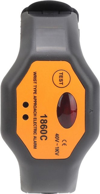 ETCR1860C Hochspannungs-Alarm Armbandmontiert für die Wartung von Stromversorgungsanlagen, Orange, Kunststoff - Bild 1