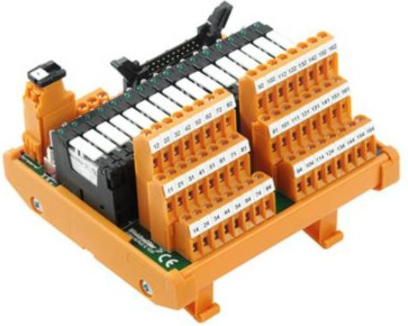 Weidmüller Relaisplatine RSM-16 PLC C SW 1CO Z 1 Wechsler 24 V/DC in Orange - Bild 1