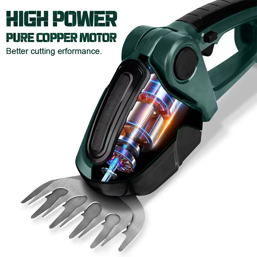 2-in-1 Akku-Heckenschere und Strauchschere für Makita 18V LXT Akkus, 20000 U/min, Grün - Bild 6
