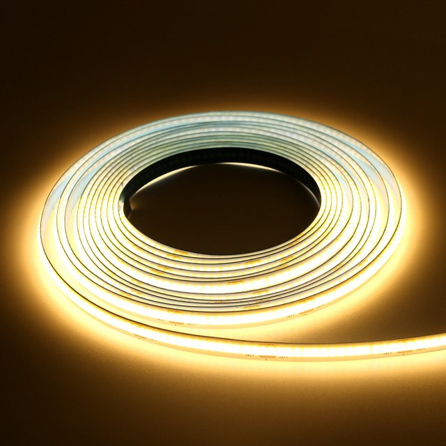 Tayire COB-LED-Streifen flexibel, Breite: 8 mm, DC 12 V, schneidbar, weißes Licht für moderne Heimdekoration - Bild 1