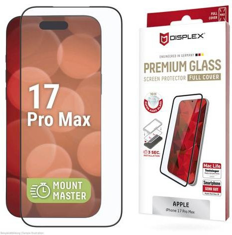 Displex Displayschutzglas für Apple iPhone 17 Pro Max, transparent - Bild 1