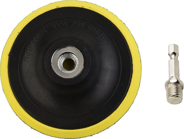 Vibratite 4 Zoll Stützteller Schleifpad mit M10 Bohreradapter für Winkelschleifer und Polierwerkzeuge bis 12000 U/min - Bild 1