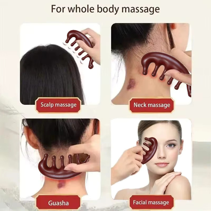 Massage Kamm aus Harz, breite Zähne, Unisex - Bild 2