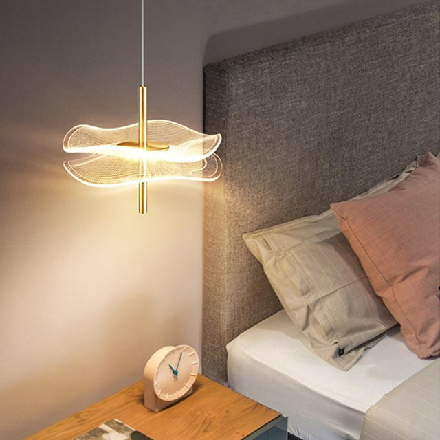 Glanz LED Pendelleuchte in Weiß für Esstisch, Wohnzimmer und Treppen im nordischen Design mit warmweißem Licht - Bild 1