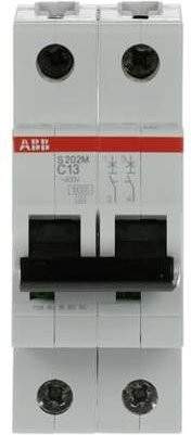 ABB S202M-C13 Leitungsschutzschalter 13A 400V MCB - Bild 1