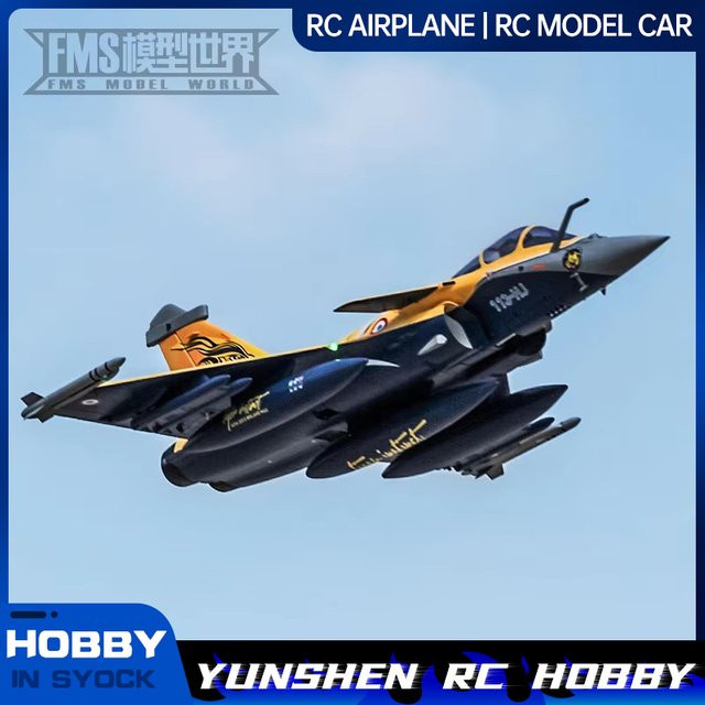 FMS Rafale RC Flugzeug Starrflügel Modell Baugruppe ferngesteuert - Bild 1
