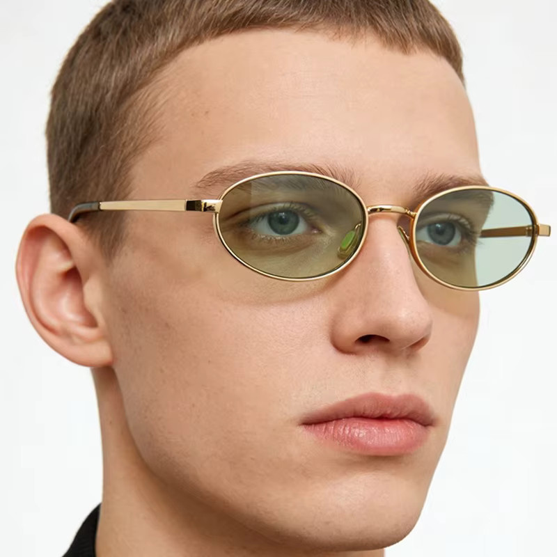SHAUNA Sonnenbrille, oval, Metall, Vollrand, Multicolor, Unisex - Bild 1