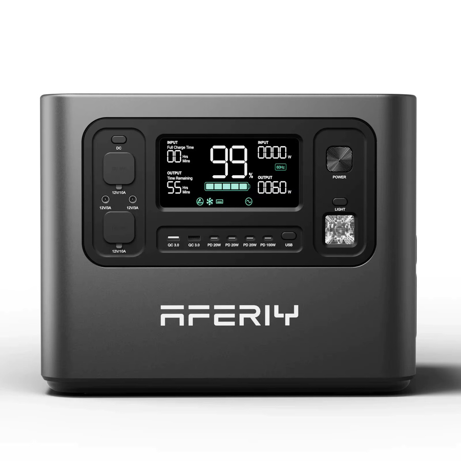 AFERIY P280 Tragbare Powerstation mit 2800W Solarladung, 2048Wh LiFePO4-Akku und App-Steuerung für Zuhause und Outdoor Camping - Bild 6