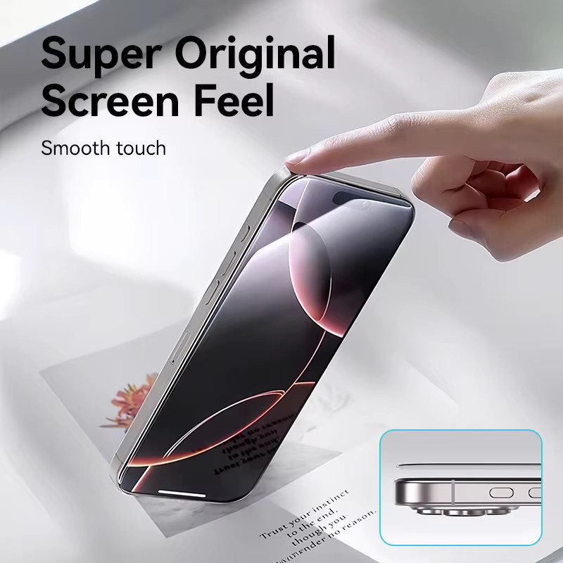 Joyroom HD Glas Displayschutzfolie für iPhone 17, iPhone 17 Pro, iPhone 17 Pro Max und iPhone 17 Air, transparent, gehärtetes Glas für Vollbild-Schutz - Bild 4