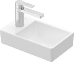 Villeroy & Boch Handwaschbecken Avento aus Keramik in Blau und Weiß, rechteckig, B: 36 cm, T: 22 cm - Bild 1