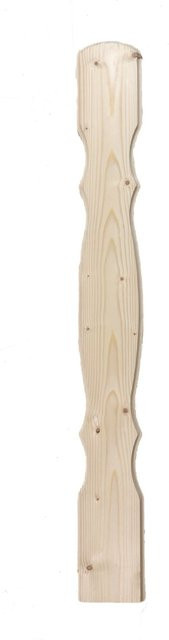 Dieda Balkonbrett aus Fichte in Beige, 3 Stück, B/H/T: 95 x 11,5 x 1,8 cm - Bild 1