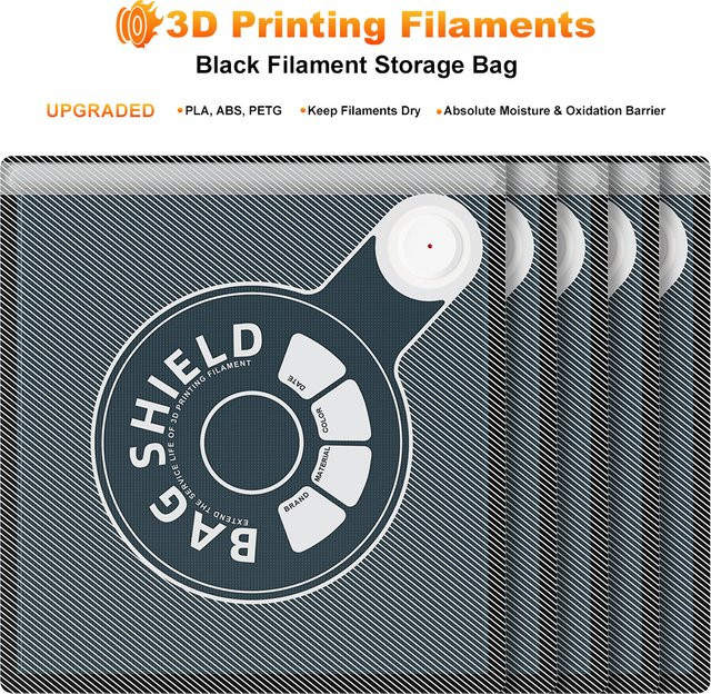 TWO TREES Vakuum-Filament-Aufbewahrungstasche zur feuchtigkeitsbeständigen Lagerung von PLA ABS und PETG 3D-Druck-Filament - Bild 1