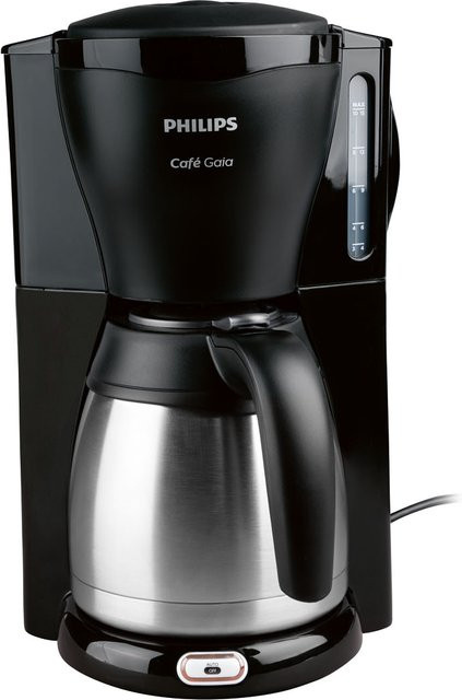 Philips Gaia Kaffeemaschine HD7544/20 in Schwarz mit Thermo-Kanne aus Edelstahl - Bild 1