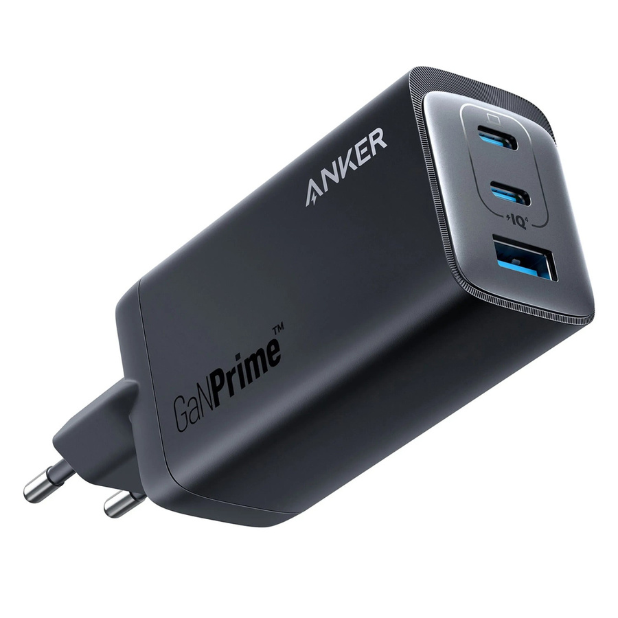 Anker Ladegerät 737 GaNPrime 120 W in Schwarz mit USB-C und USB-A Anschlüssen - Bild 2