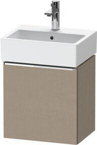 Duravit Waschtischunterschrank D-Neo, beige, Wandmontage, 1 Tür, B: 43,4 cm, T: 32,2 cm, H: 44,0 cm - Bild 1
