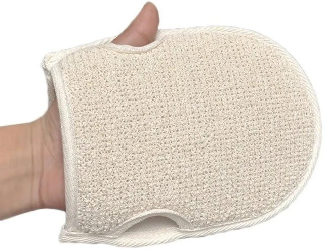 XYNN Luffa-Handschuh, doppelseitiger Körperpeeling-Schwamm, Unisex - Bild 1